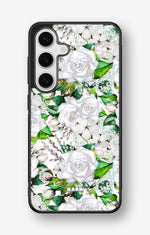 Samsung Galaxy S25 Hard Case – White Bloom - View 1