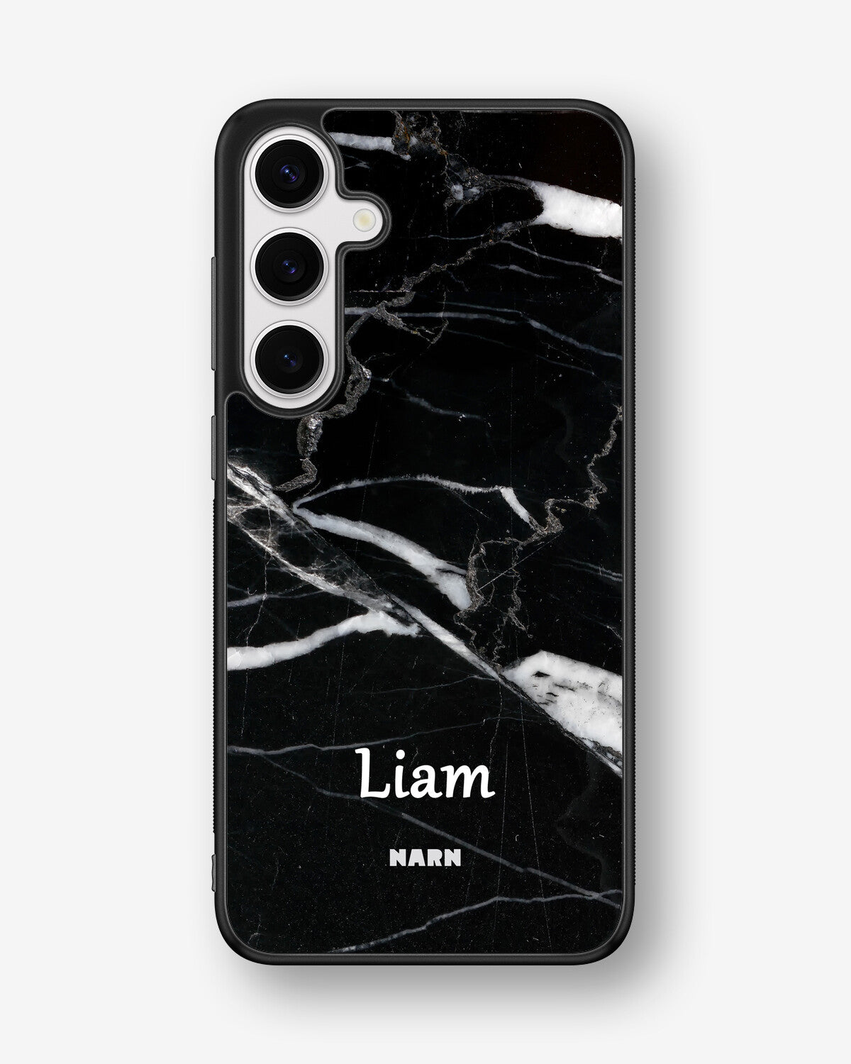 Samsung Galaxy S25 Plus Hard Case – Custom - Black Marble - View 1