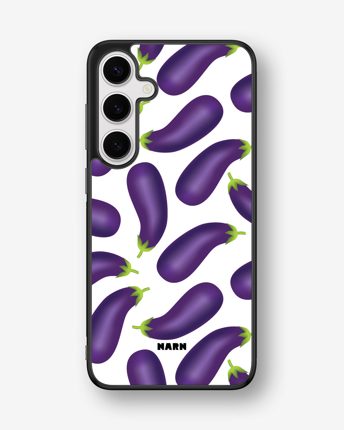 Samsung Galaxy S25 Plus Hard Case – Eggplant Pattern - View 1