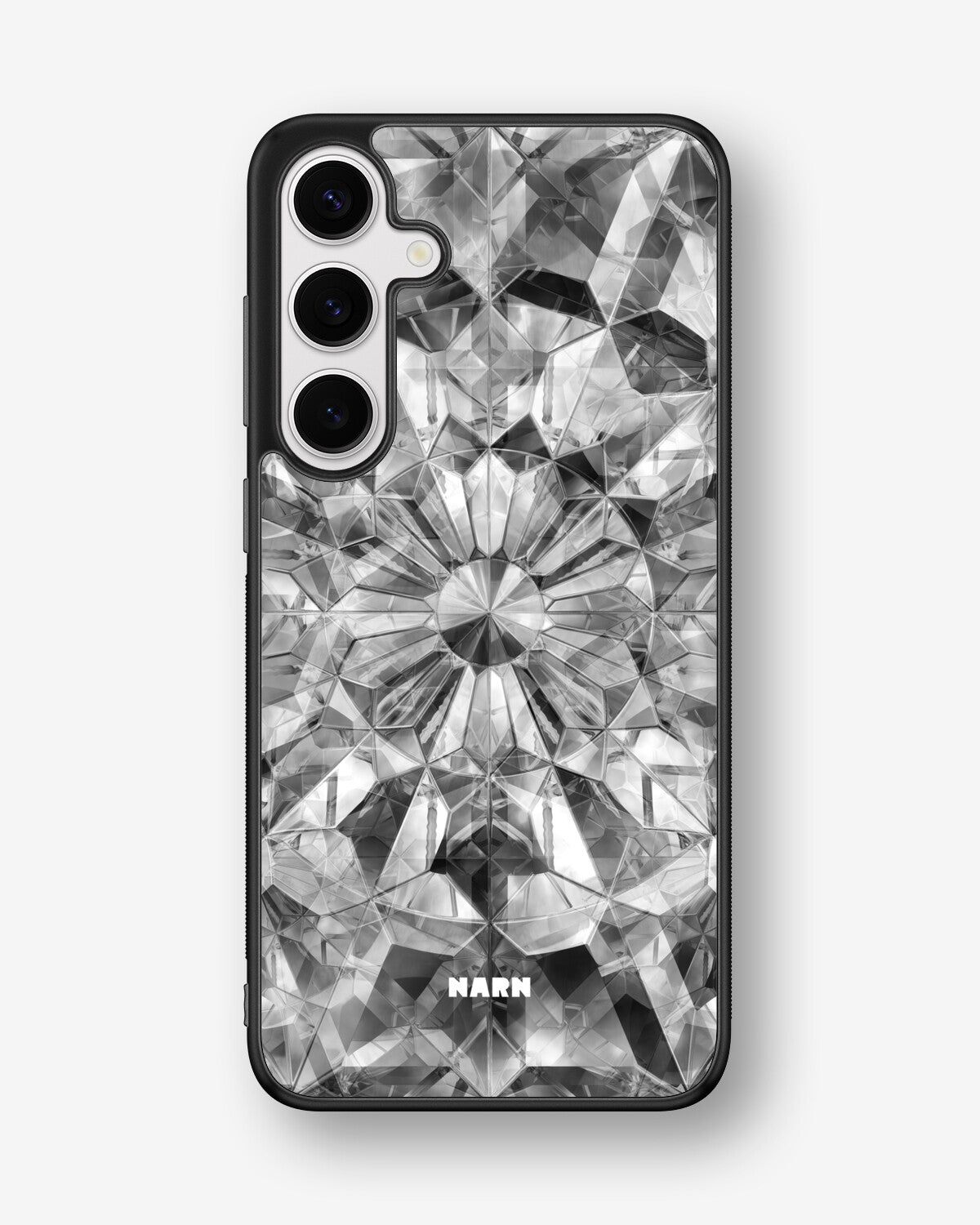 Samsung Galaxy S25 Plus Hard Case – Grey Crystals - View 1