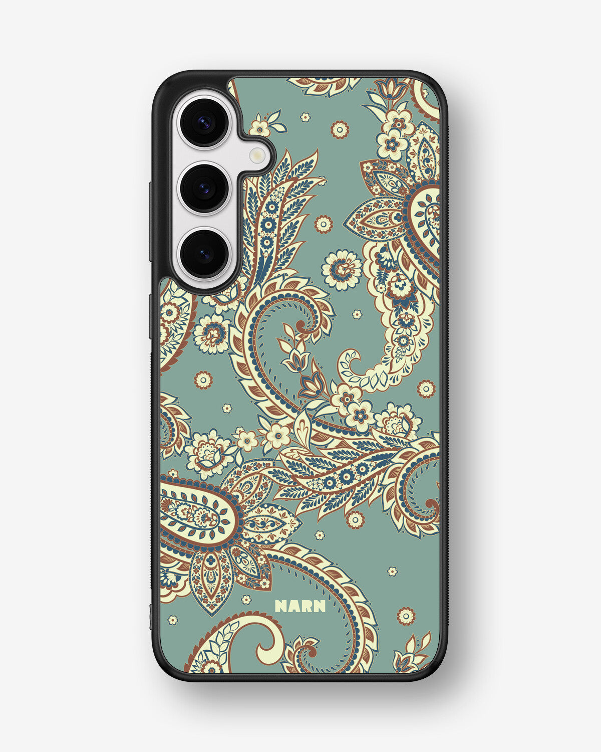 Samsung Galaxy S25 Plus Hard Case – Paisley Green - View 1