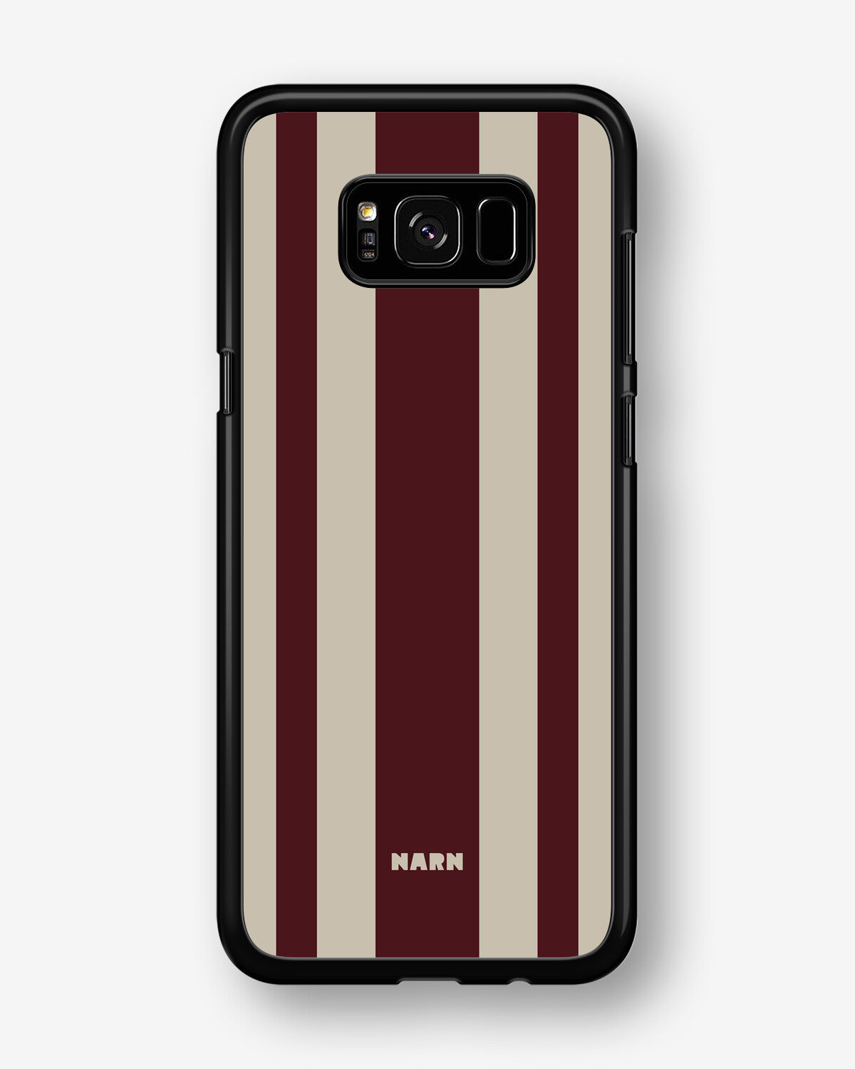 Samsung Galaxy S8 Hard Case – Bordeaux Stripe - View 1