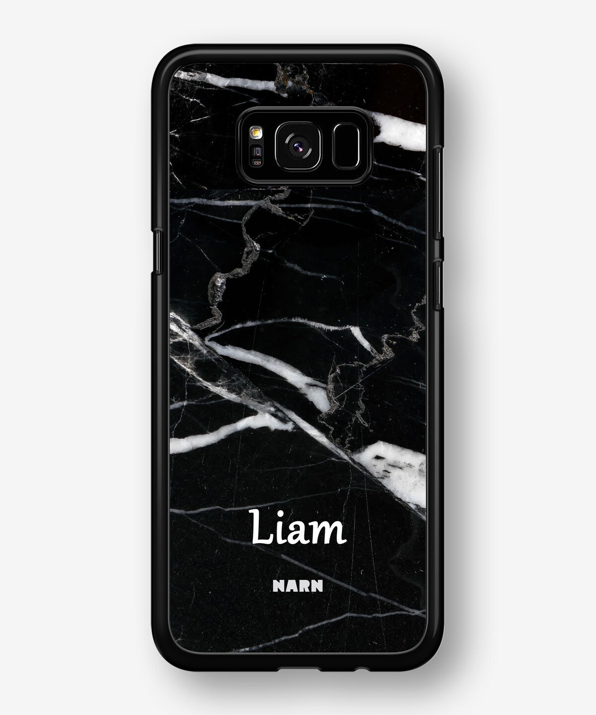 Samsung Galaxy S8 Hard Case – Custom - Black Marble - View 1