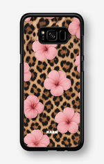 Samsung Galaxy S8 Hard Case – Leopard Flower - View 1