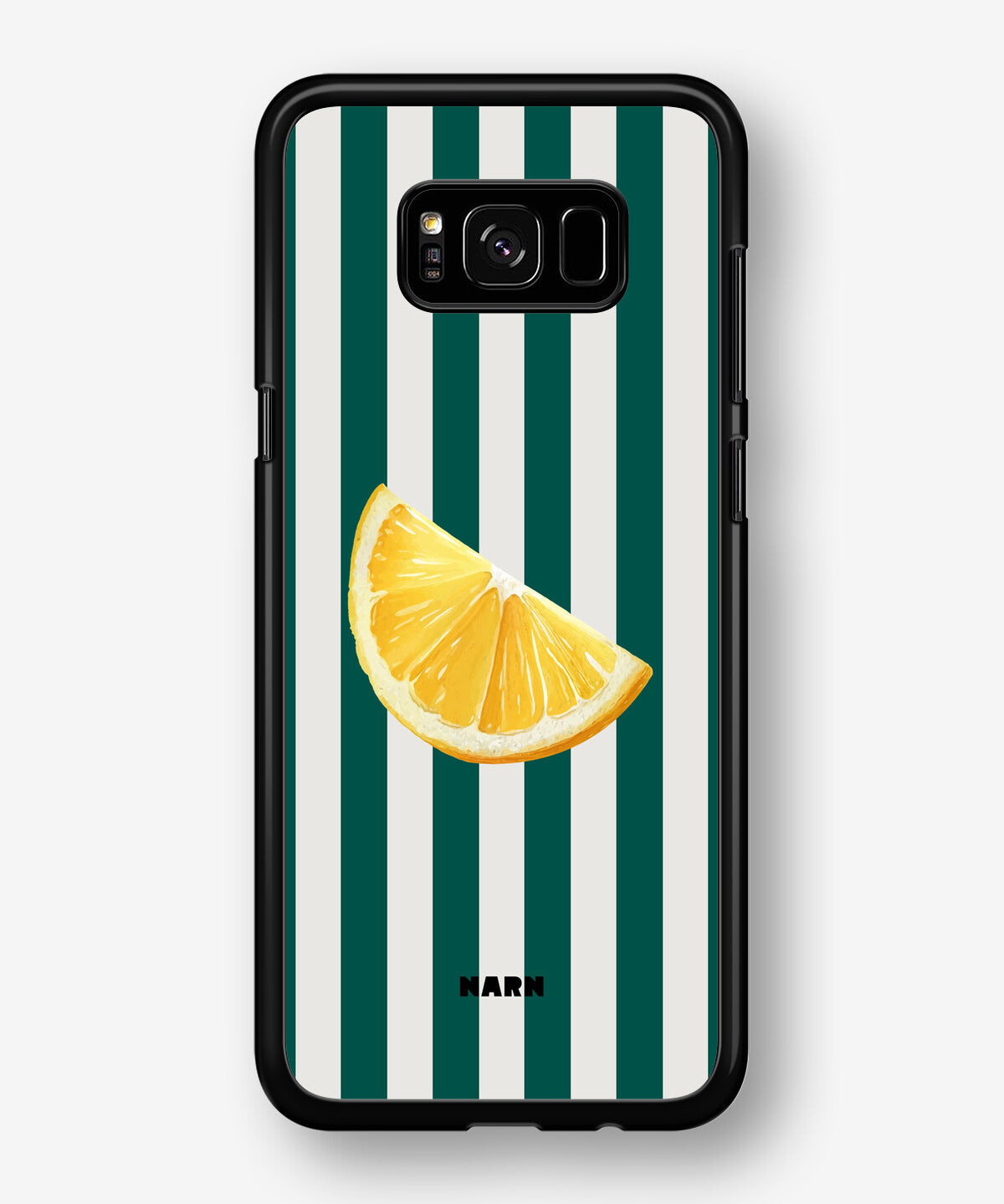 Samsung Galaxy S8 Plus Hard Case – Lemon Stripes - View 1