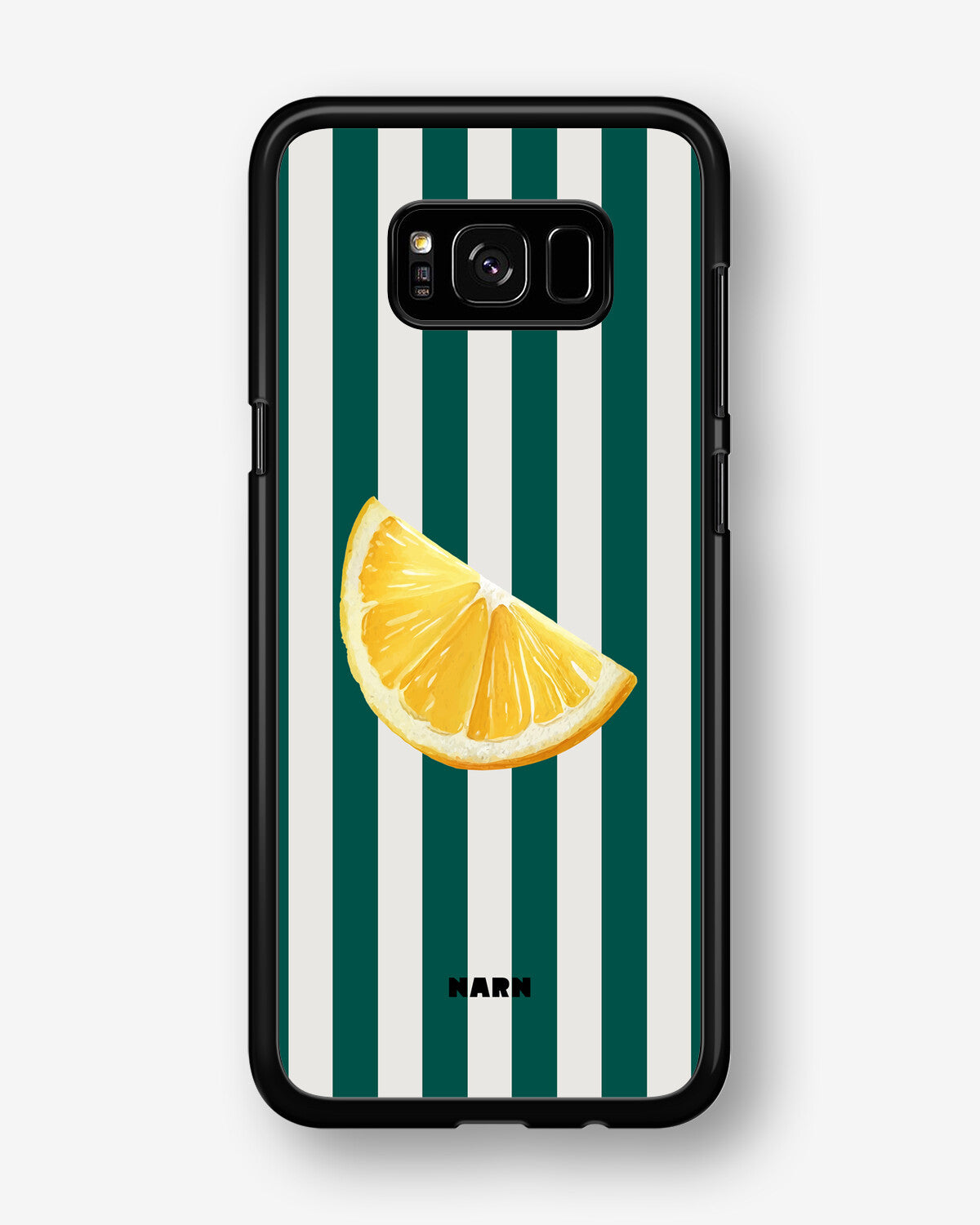 Samsung Galaxy S8 Plus Hard Case – Lemon Stripes - View 1