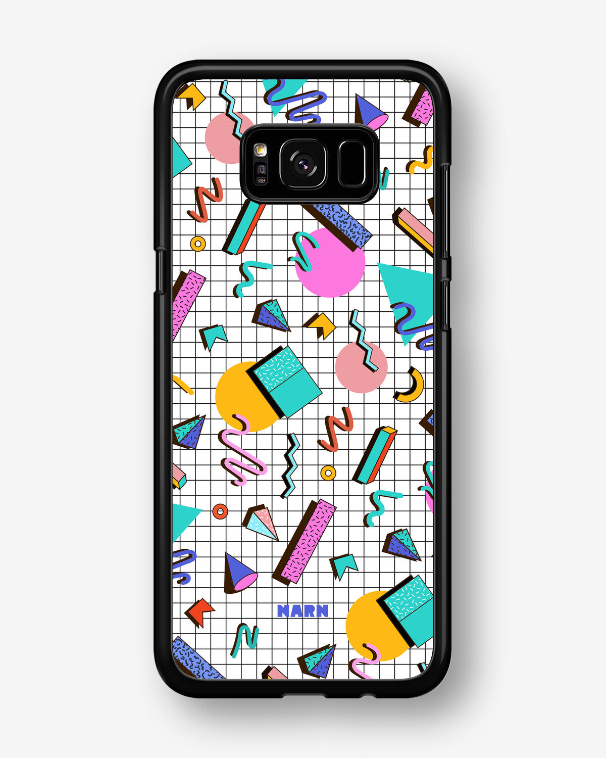 Samsung Galaxy S8 Plus Hard Case – 80s Memphis - View 1