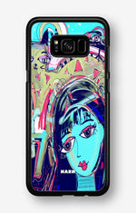 Samsung Galaxy S8 Plus Hard Case – Abstract Cat - View 1