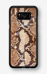 Samsung Galaxy S8 Plus Hard Case – Brown Snakeskin - View 1