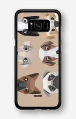 Samsung Galaxy S8 Plus Hard Case – Cute Dogs - View 1