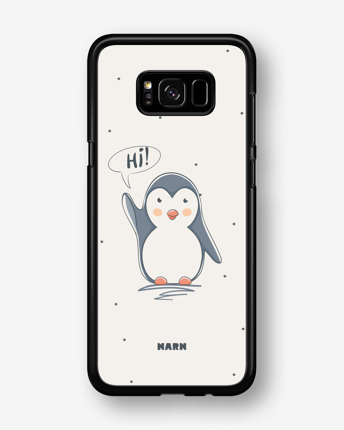 Samsung Galaxy S8 Plus Hard Case – Cute Penguin - View 1