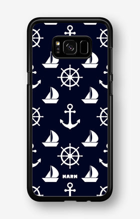 Samsung Galaxy S8 Plus Hard Case – Deep Blue Voyage - View 1