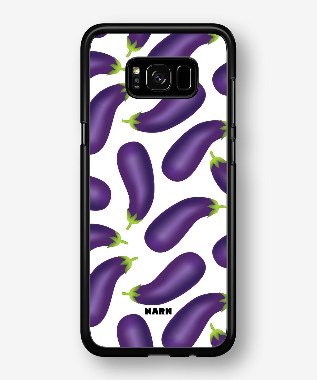 Samsung Galaxy S8 Plus Hard Case – Eggplant Pattern - View 1