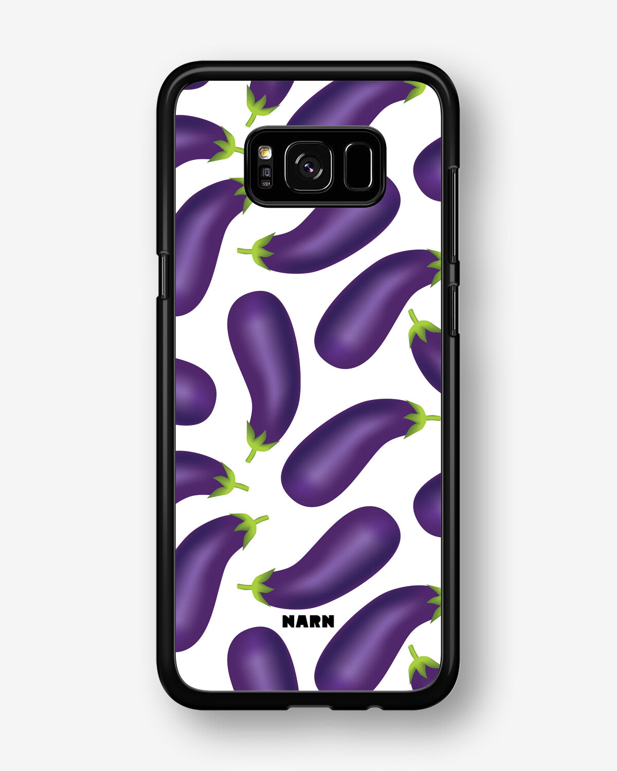 Samsung Galaxy S8 Plus Hard Case – Eggplant Pattern - View 1