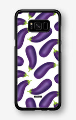 Samsung Galaxy S8 Plus Hard Case – Eggplant Pattern - View 1