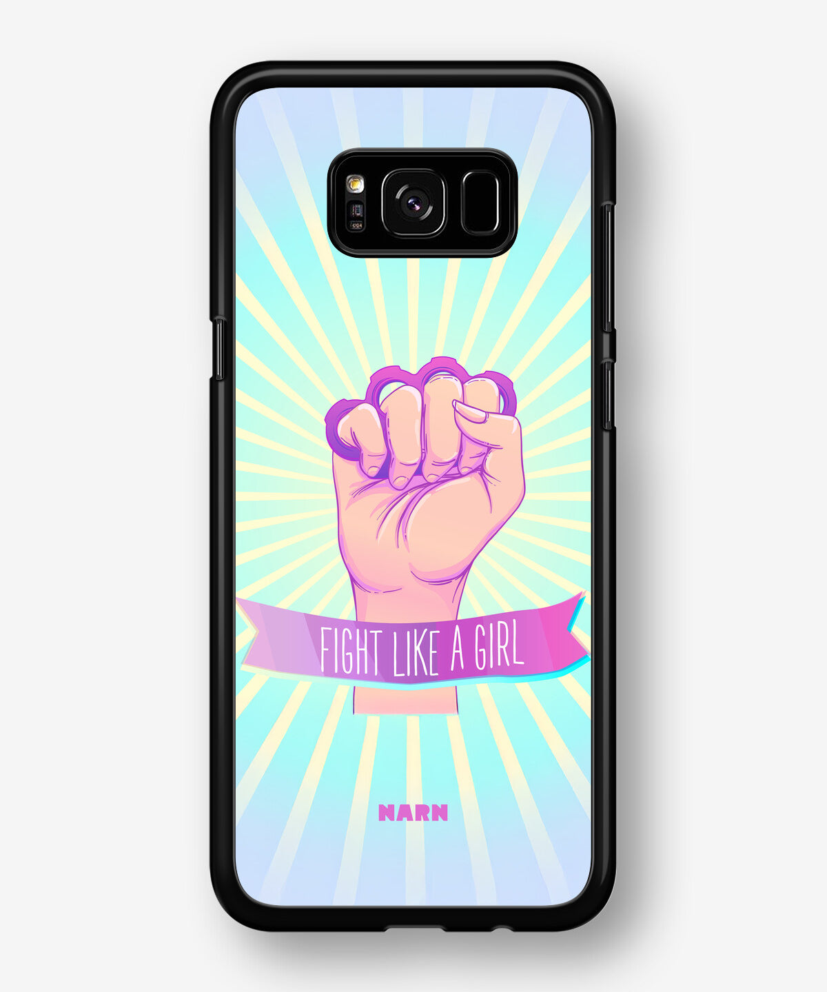 Samsung Galaxy S8 Plus Hard Case – Fight Like A Girl - View 1