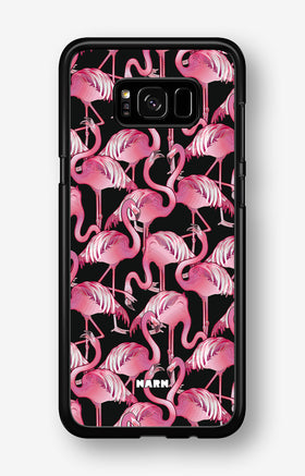 Samsung Galaxy S8 Plus Hard Case – Flamingos - View 1