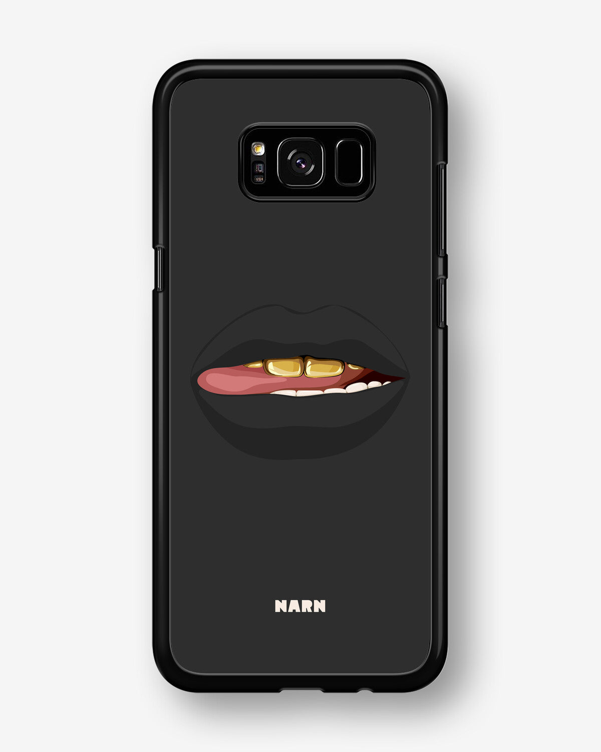 Samsung Galaxy S8 Plus Hard Case – Golden Lips - View 1