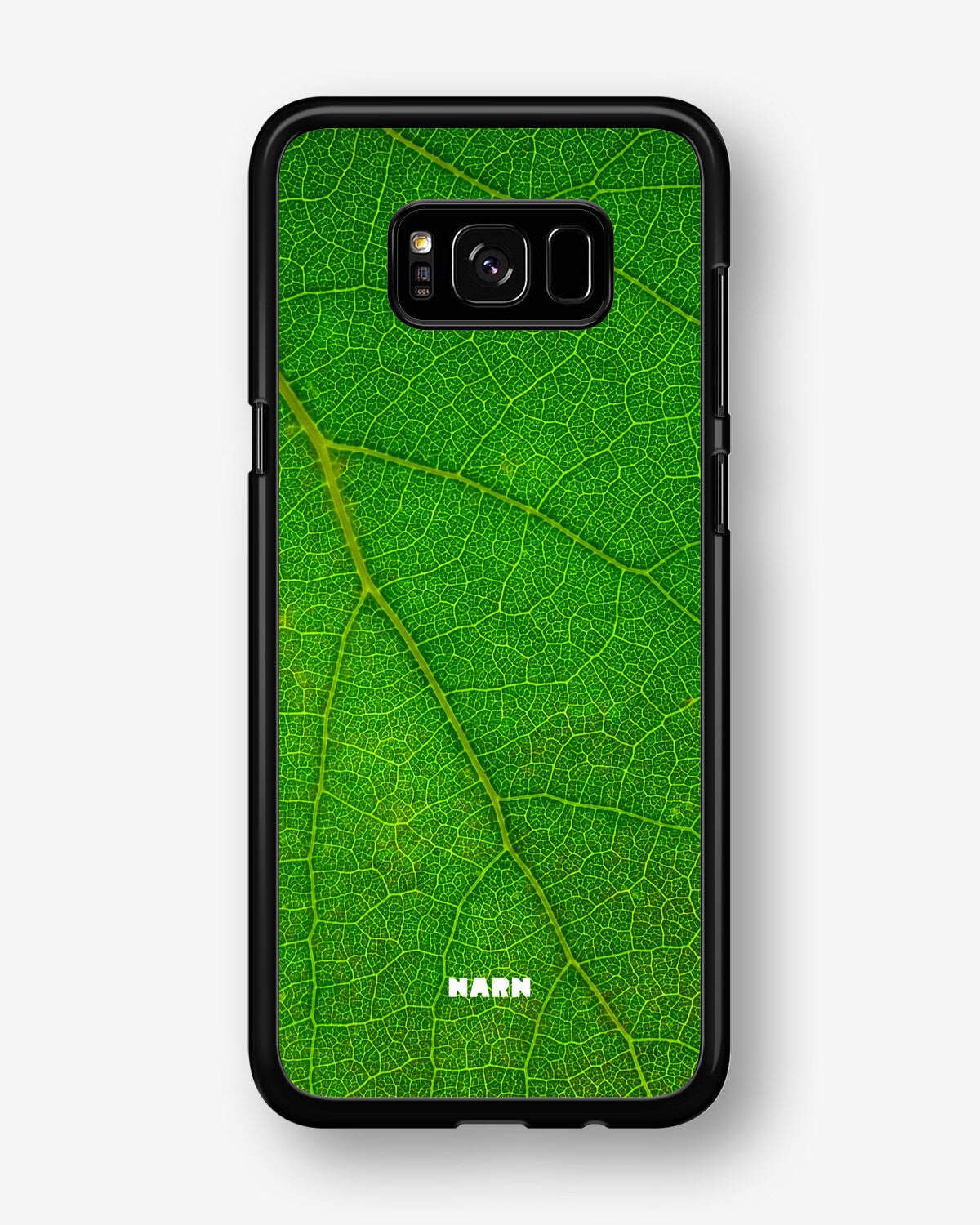 Samsung Galaxy S8 Plus Hard Case – Green Leafy - View 1