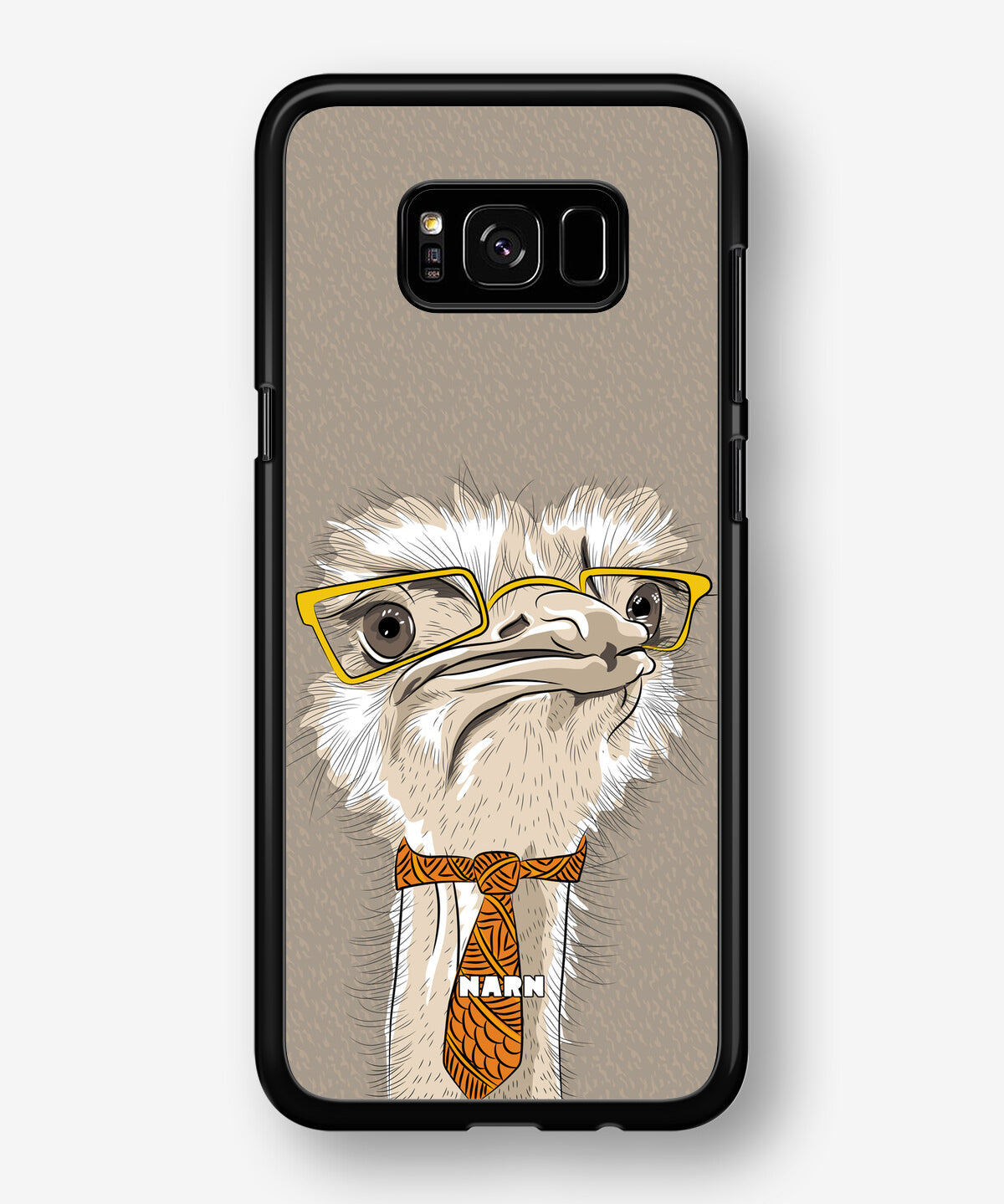 Samsung Galaxy S8 Plus Hard Case – Hipster Ostrich - View 1