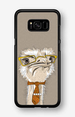 Samsung Galaxy S8 Plus Hard Case – Hipster Ostrich - View 1