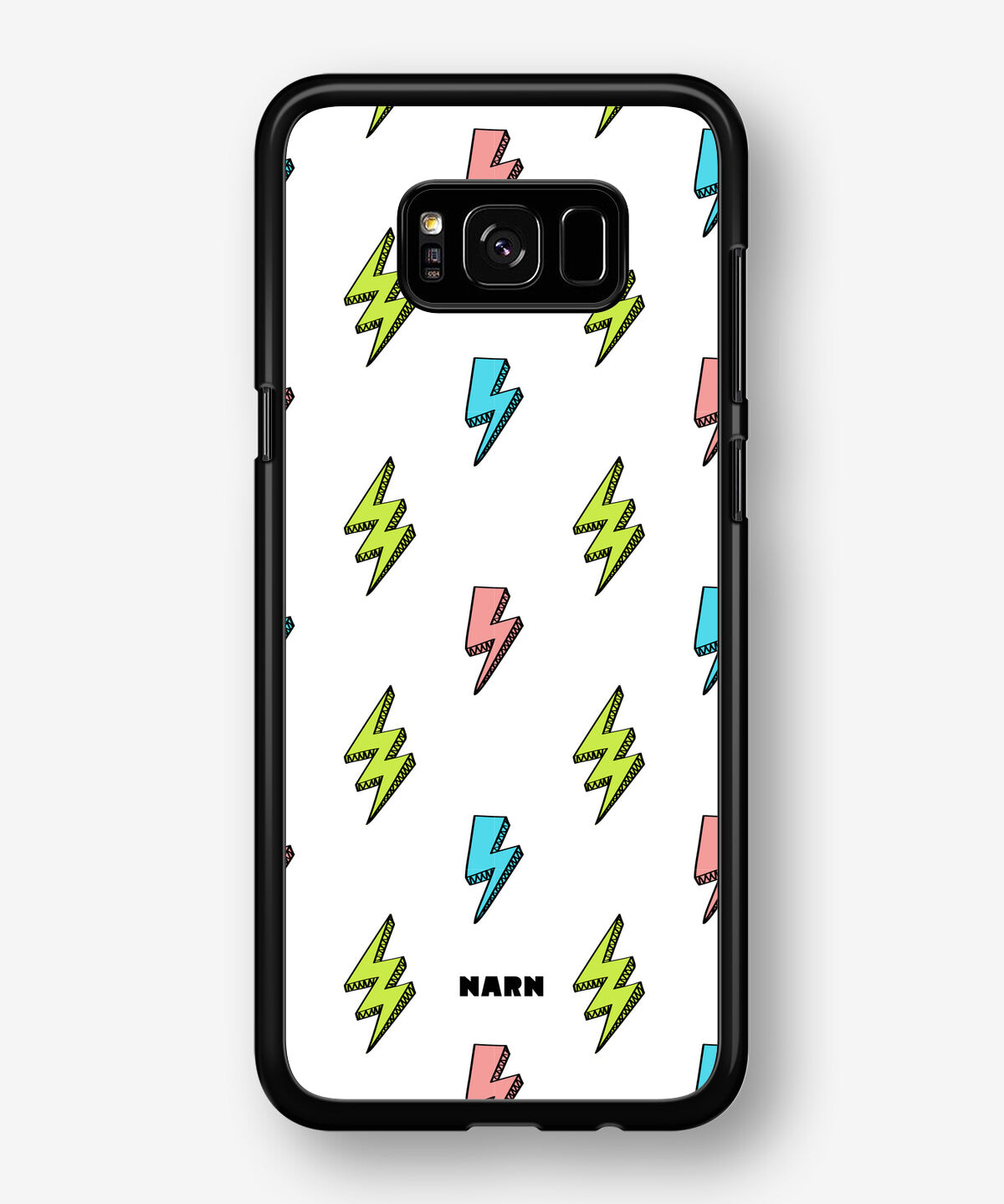 Samsung Galaxy S8 Plus Hard Case – Lightning Bolts - View 1