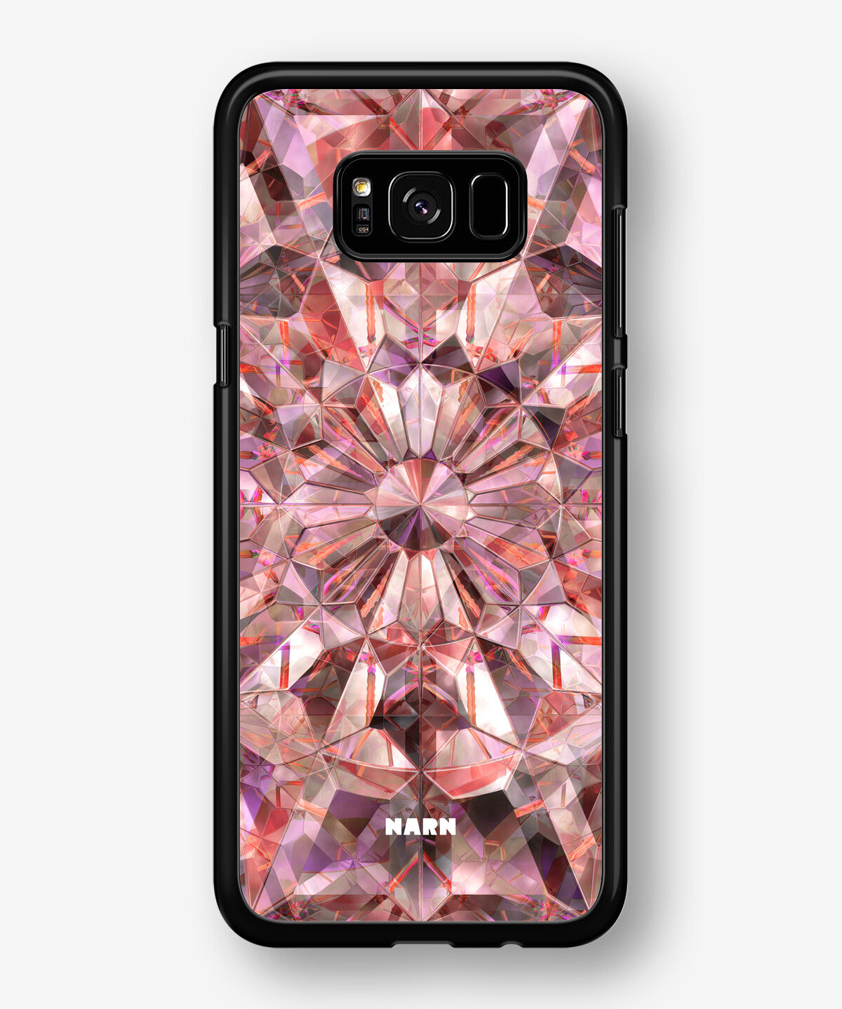 Samsung Galaxy S8 Plus Hard Case – Pink Crystals - View 1