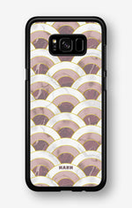 Samsung Galaxy S8 Plus Hard Case – Pink Marble Waves - View 1