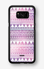 Samsung Galaxy S8 Plus Hard Case – Purple Aztec - View 1