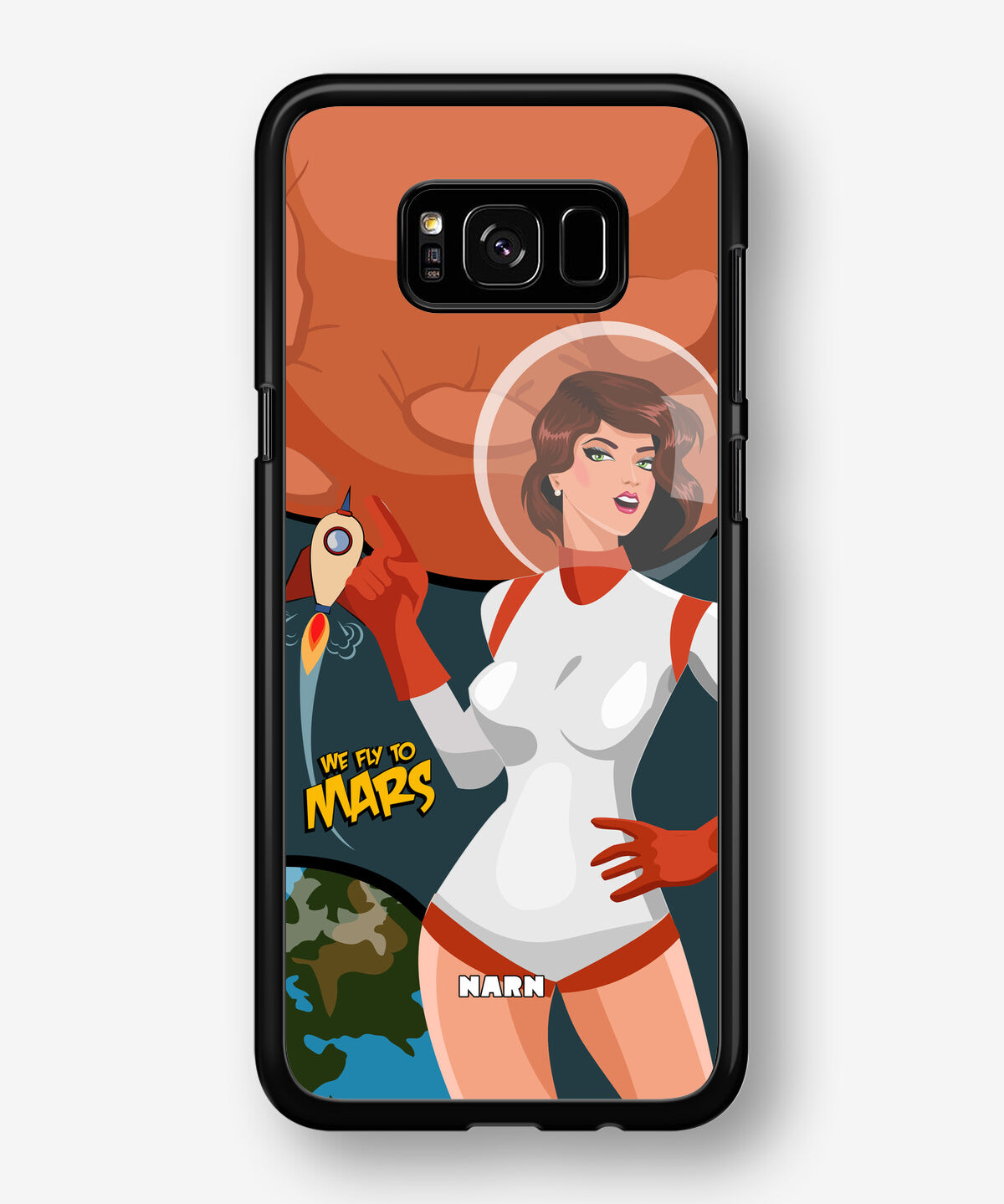 Samsung Galaxy S8 Plus Hard Case – We Fly To Mars - View 1