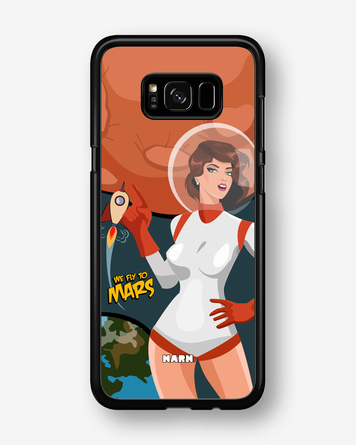Samsung Galaxy S8 Plus Hard Case – We Fly To Mars - View 1