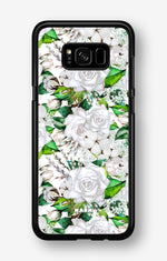 Samsung Galaxy S8 Plus Hard Case – White Bloom - View 1