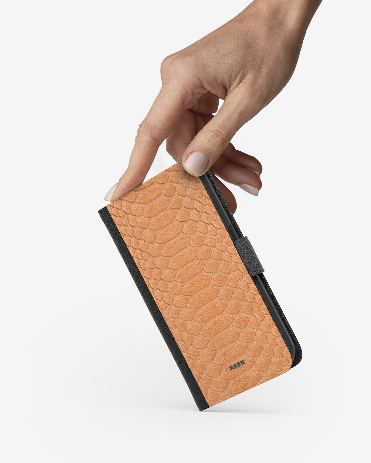Samsung Galaxy S8 Plus Wallet Case - Orange Snake - View 2