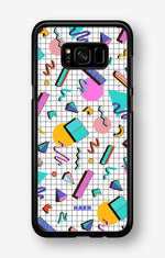 Samsung Galaxy S8 Hard Case – 80s Memphis - View 1
