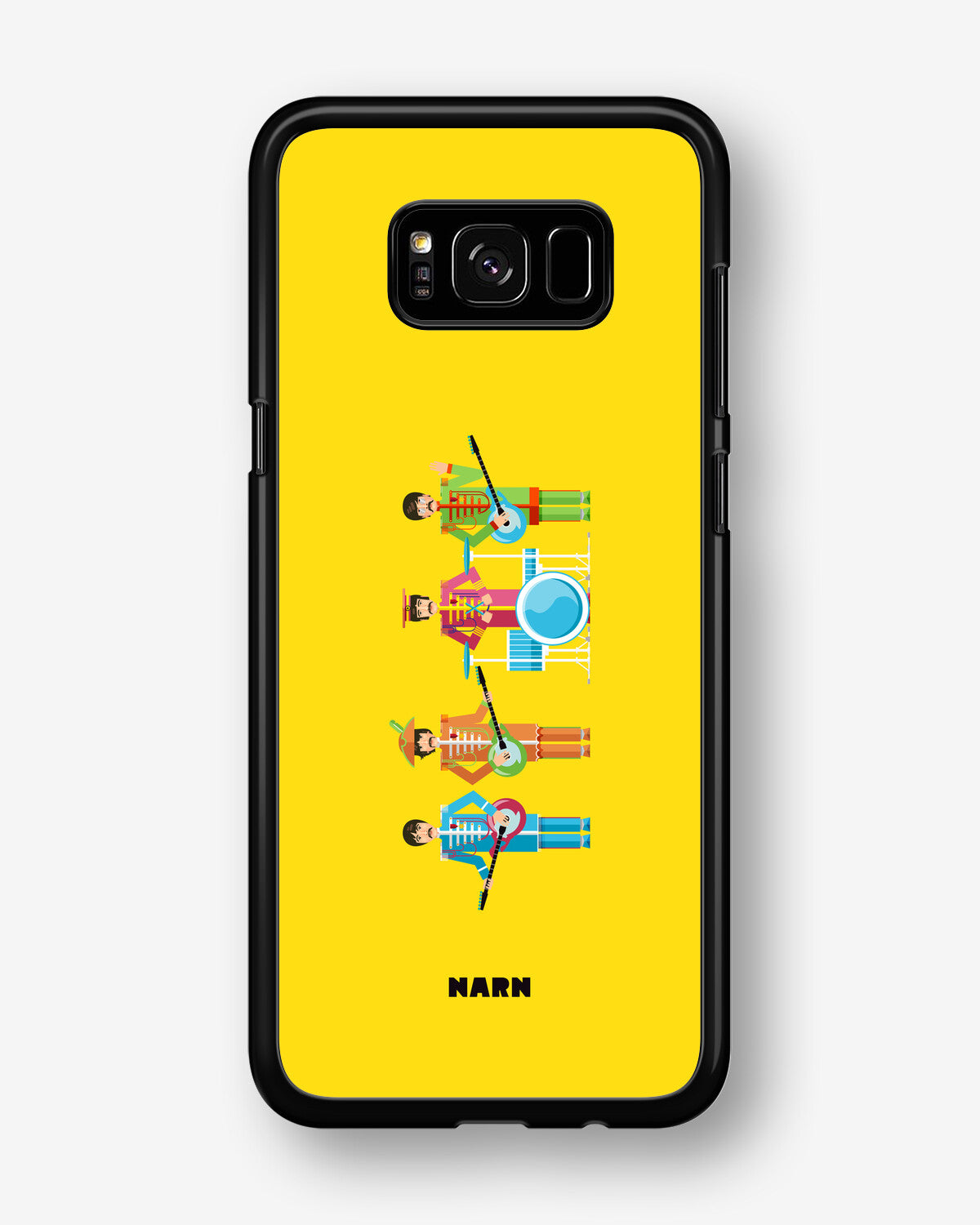 Samsung Galaxy S8 Hard Case – Beatles Yellow - View 1