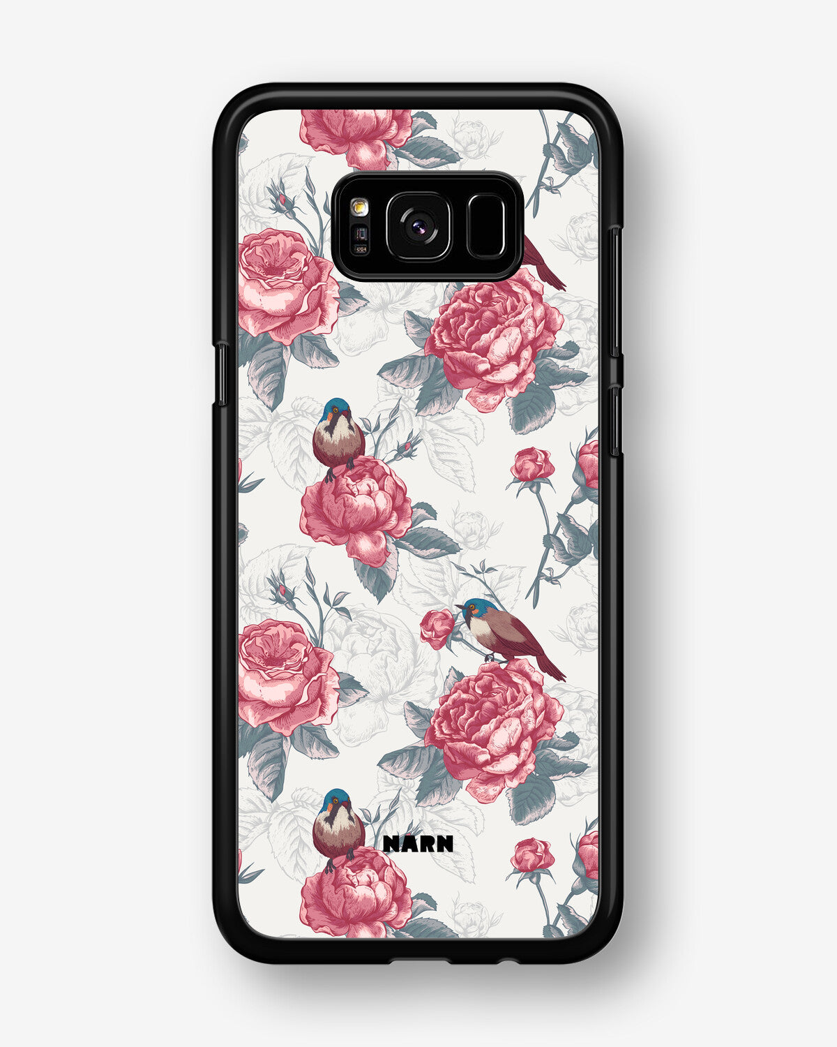 Samsung Galaxy S8 Hard Case – Birds Among Roses - View 1