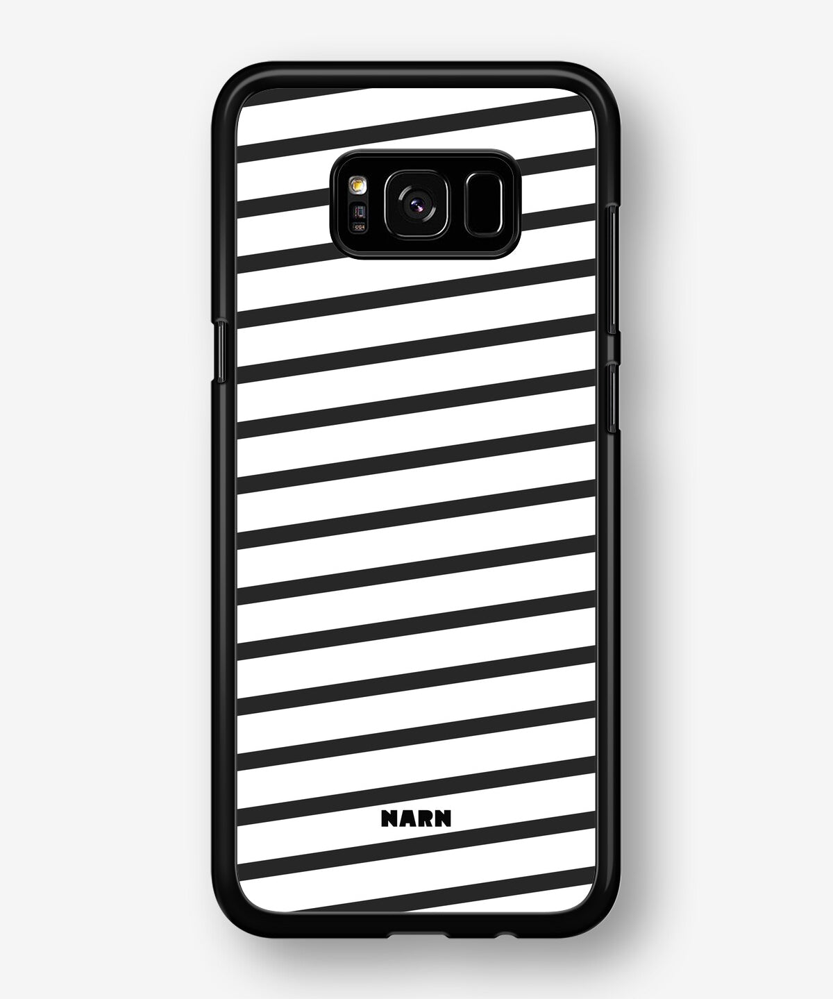 Samsung Galaxy S8 Hard Case – Black Stripes - View 1