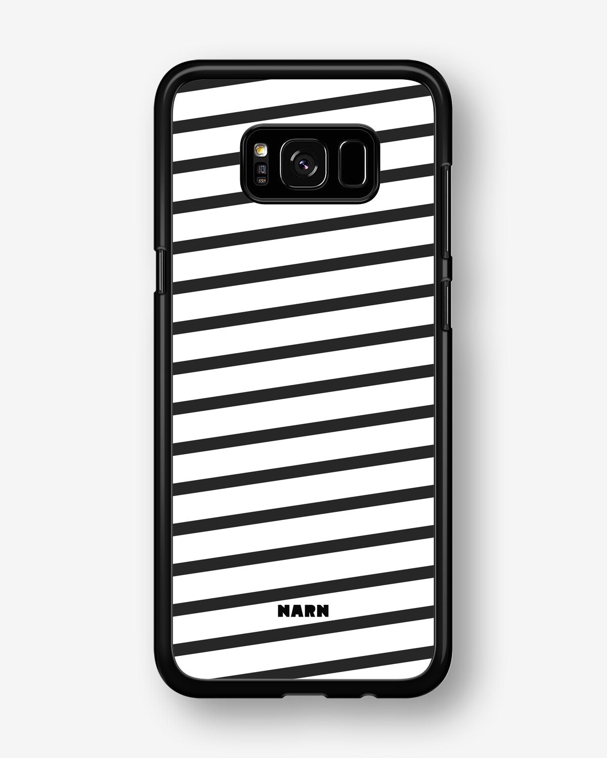 Samsung Galaxy S8 Hard Case – Black Stripes - View 1