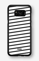 Samsung Galaxy S8 Hard Case – Black Stripes - View 1