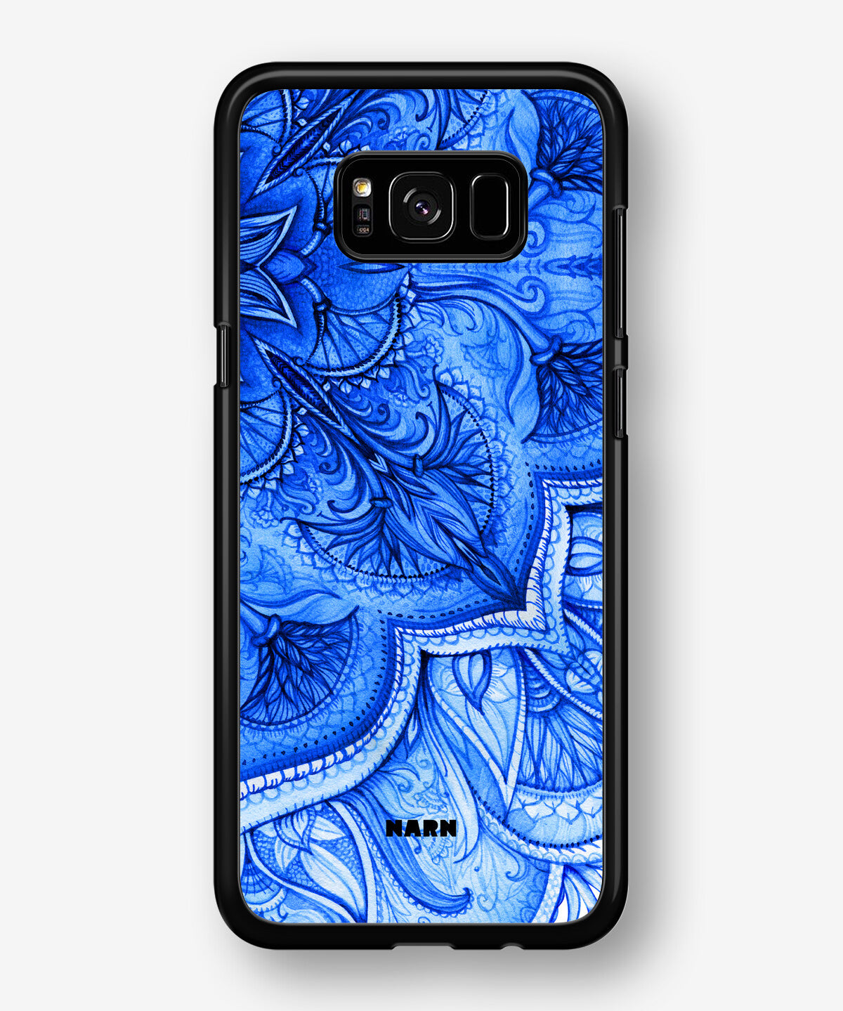 Samsung Galaxy S8 Hard Case – Blue Vintage - View 1