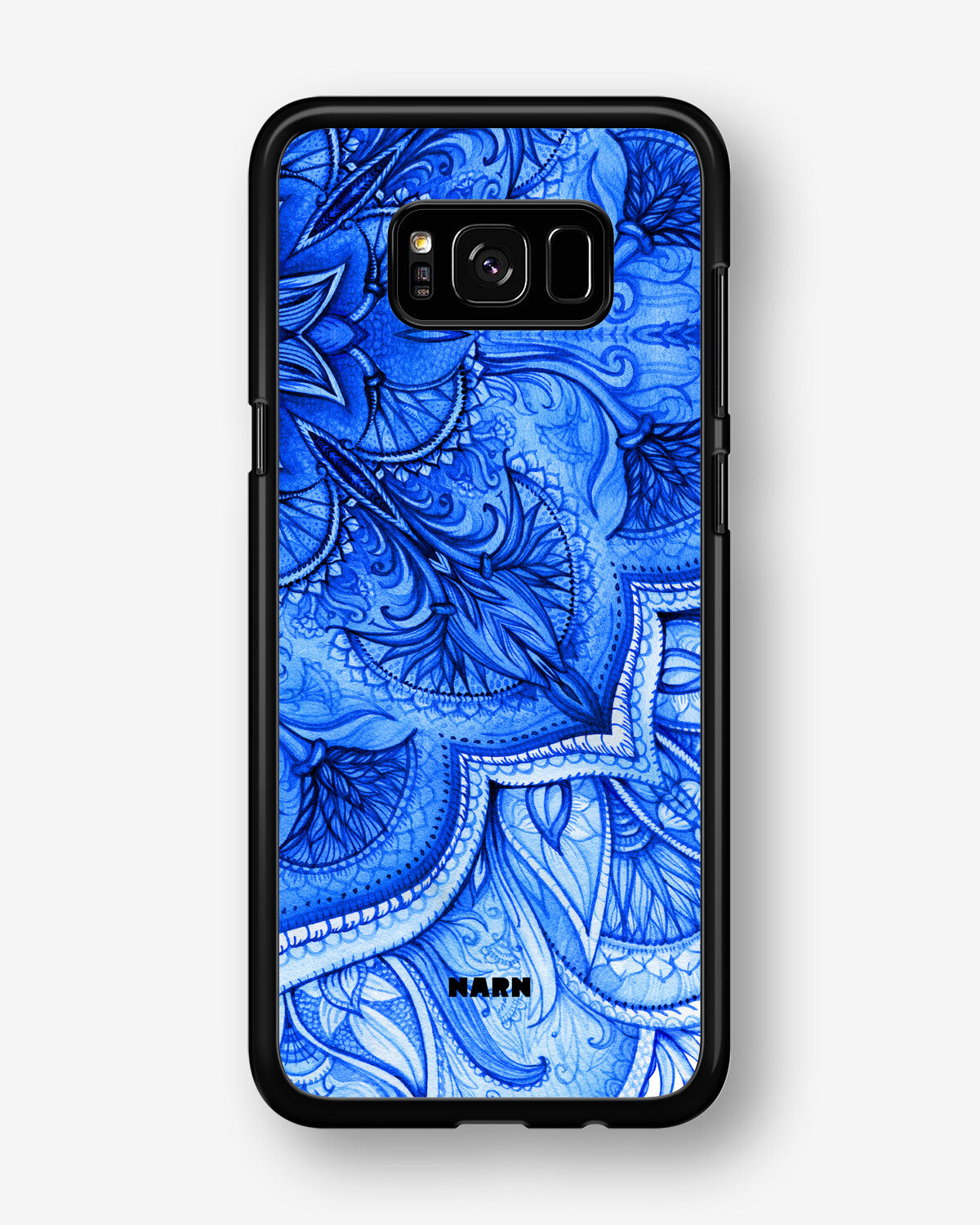 Samsung Galaxy S8 Hard Case – Blue Vintage - View 1