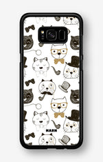 Samsung Galaxy S8 Hard Case – Cartoon Cats - View 1