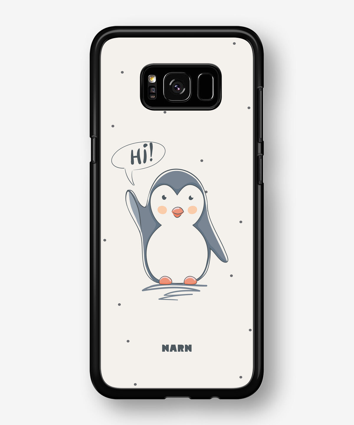 Samsung Galaxy S8 Hard Case – Cute Penguin - View 1