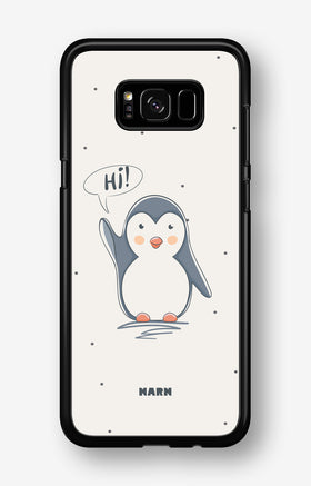 Samsung Galaxy S8 Hard Case – Cute Penguin - View 1