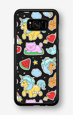 Samsung Galaxy S8 Hard Case – Cute Stickers - View 1