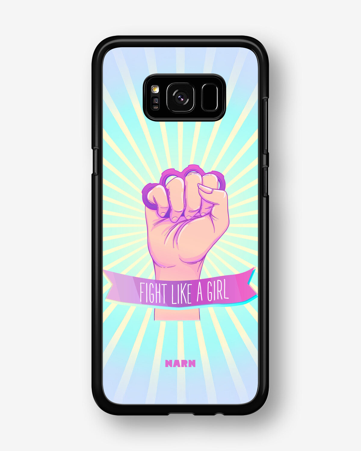 Samsung Galaxy S8 Hard Case – Fight Like A Girl - View 1