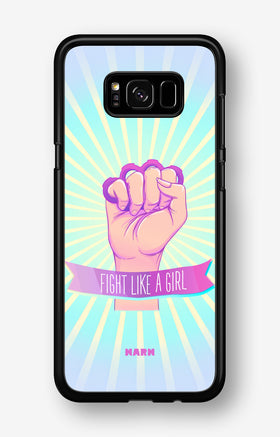 Samsung Galaxy S8 Hard Case – Fight Like A Girl - View 1