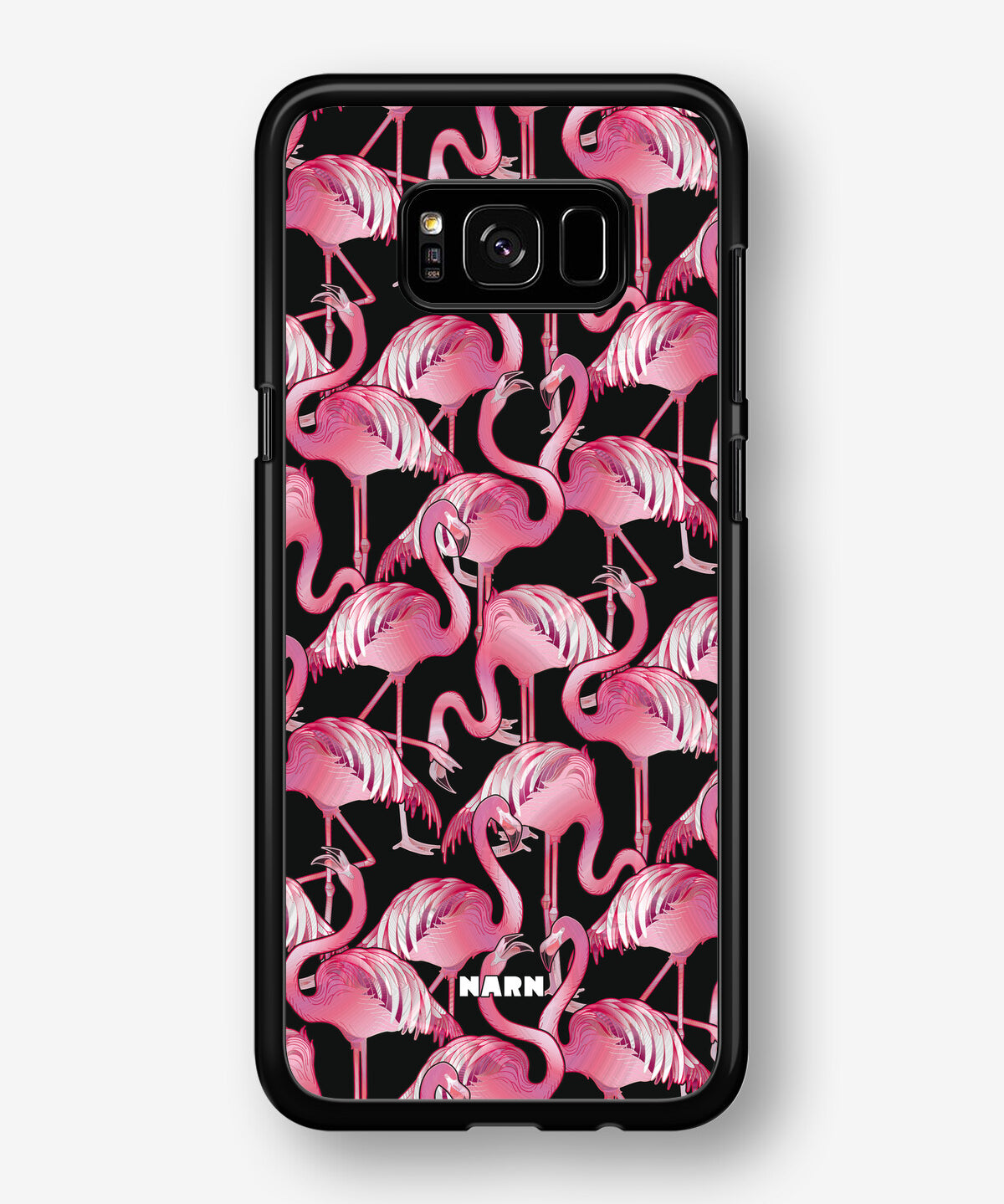 Samsung Galaxy S8 Hard Case – Flamingos - View 1
