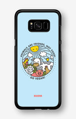 Samsung Galaxy S8 Hard Case – Friends, Not Food - View 1