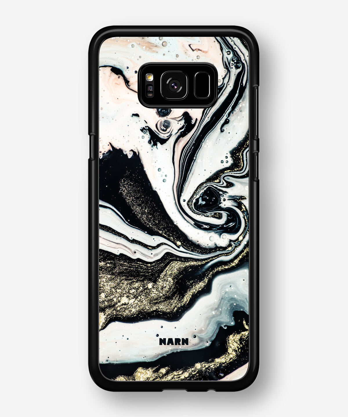 Samsung Galaxy S8 Hard Case – Golden Swirl - View 1